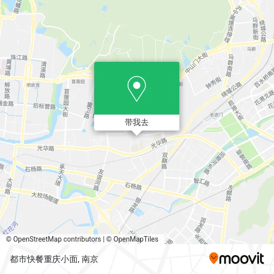 都市快餐重庆小面地图