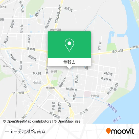一亩三分地菜馆地图