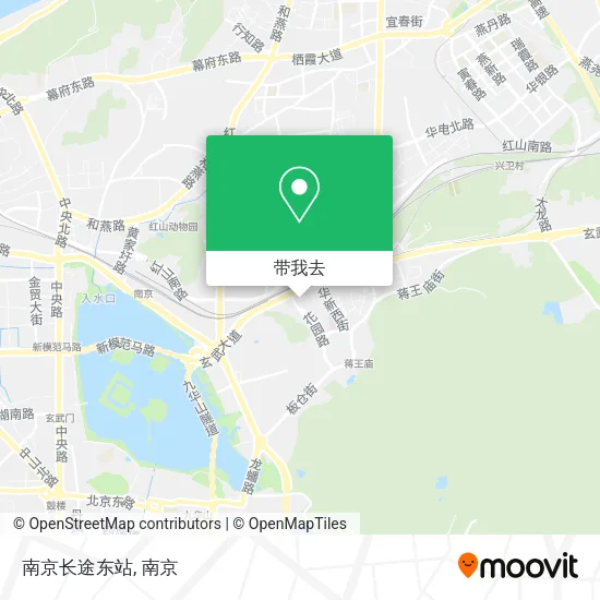 南京长途东站地图
