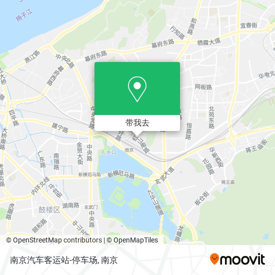 南京汽车客运站-停车场地图