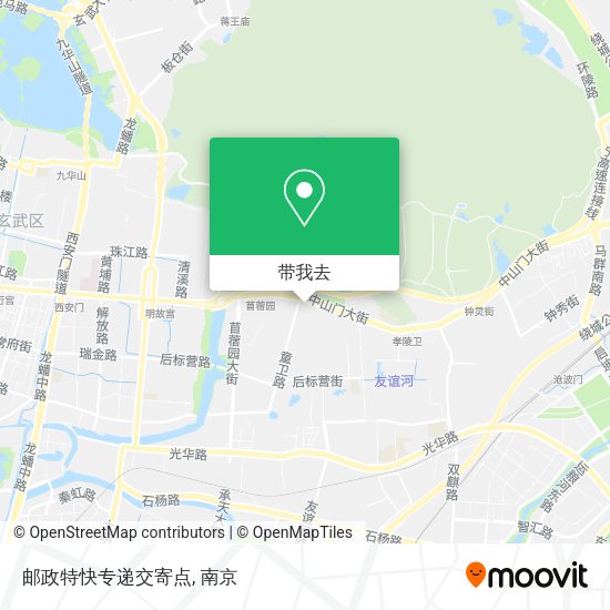 邮政特快专递交寄点地图