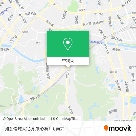 如意馄饨大定坊(铁心桥店)地图