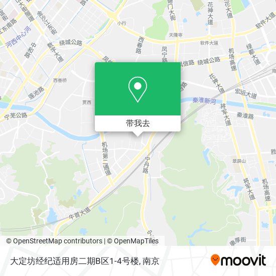 大定坊经纪适用房二期B区1-4号楼地图