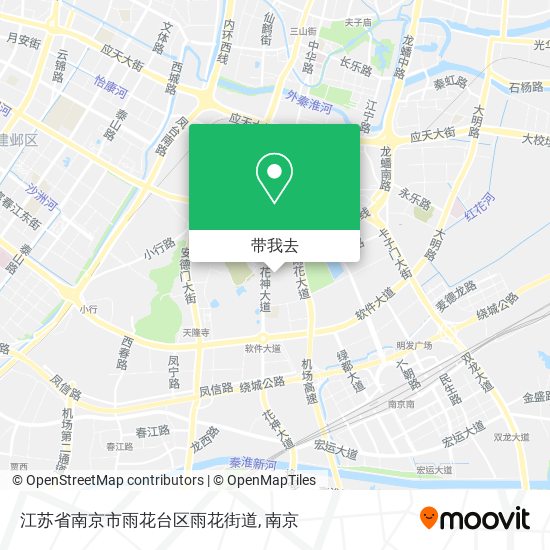江苏省南京市雨花台区雨花街道地图