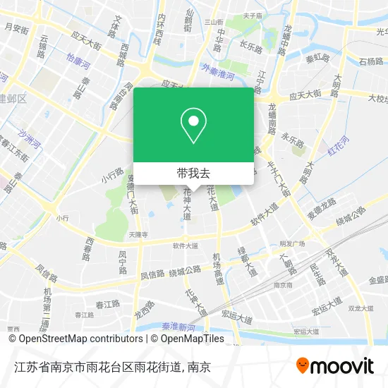 江苏省南京市雨花台区雨花街道地图