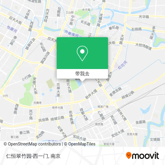 仁恒翠竹园-西一门地图