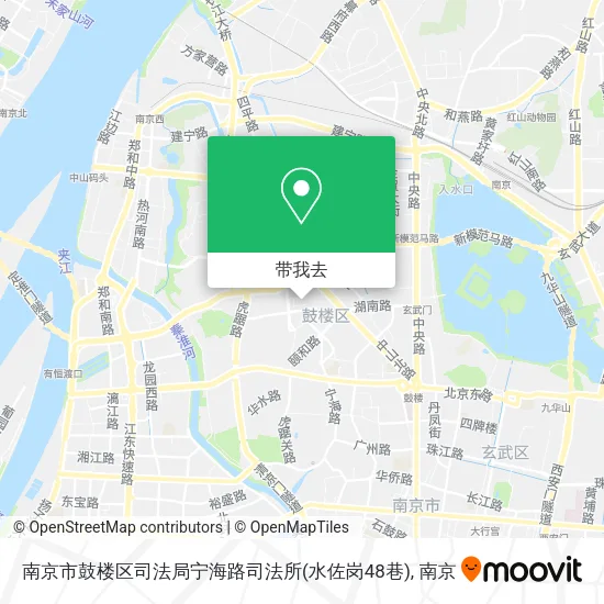 南京市鼓楼区司法局宁海路司法所(水佐岗48巷)地图