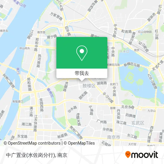 中广置业(水佐岗分行)地图