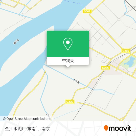 金江水泥厂-东南门地图
