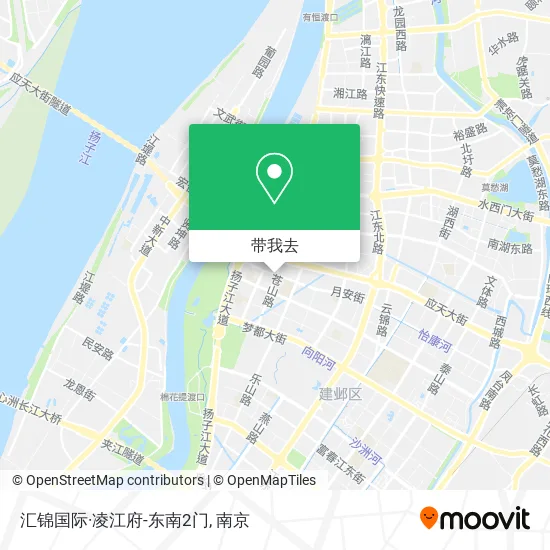 汇锦国际·凌江府-东南2门地图