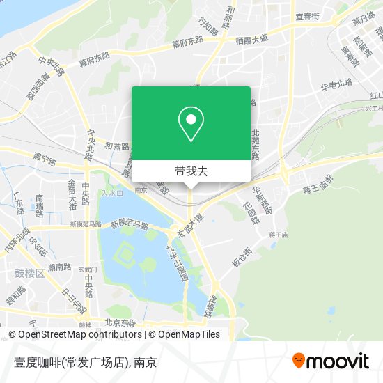 壹度咖啡(常发广场店)地图