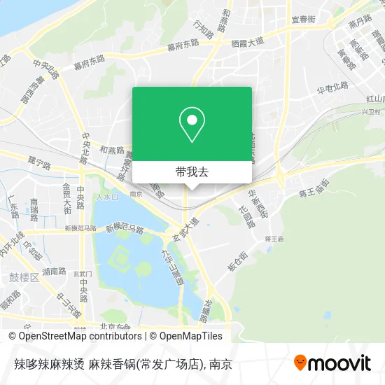 辣哆辣麻辣烫 麻辣香锅(常发广场店)地图