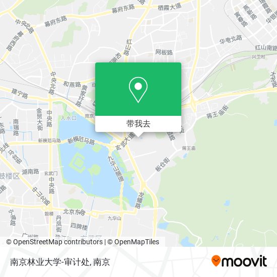 南京林业大学-审计处地图