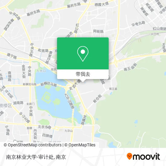 南京林业大学-审计处地图