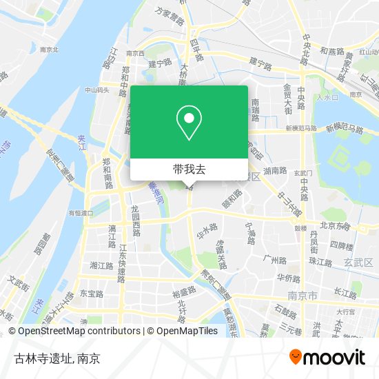 古林寺遗址地图