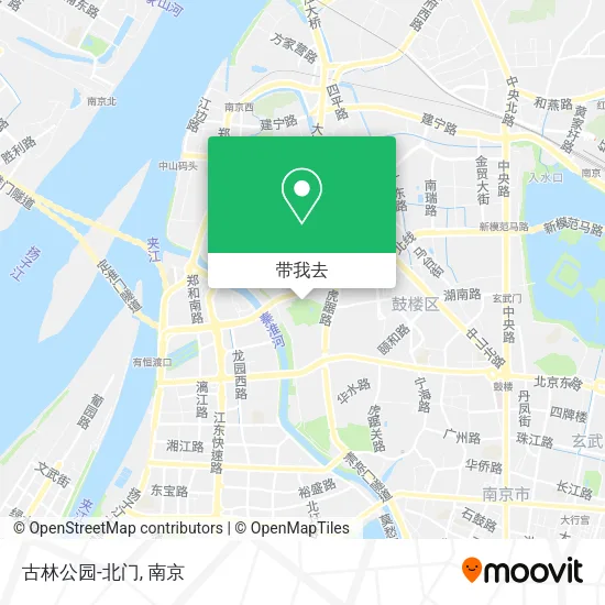 古林公园-北门地图