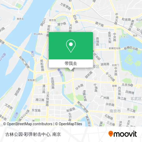 古林公园-彩弹射击中心地图