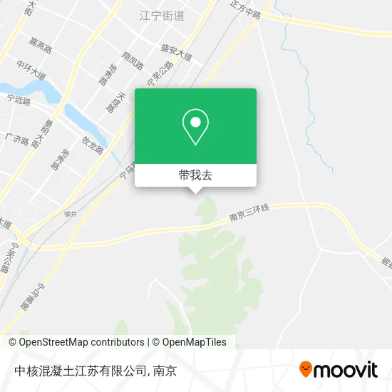 中核混凝土江苏有限公司地图