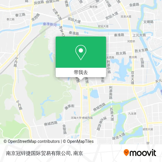 南京冠锌捷国际贸易有限公司地图