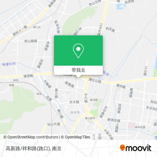 高新路/祥和路(路口)地图