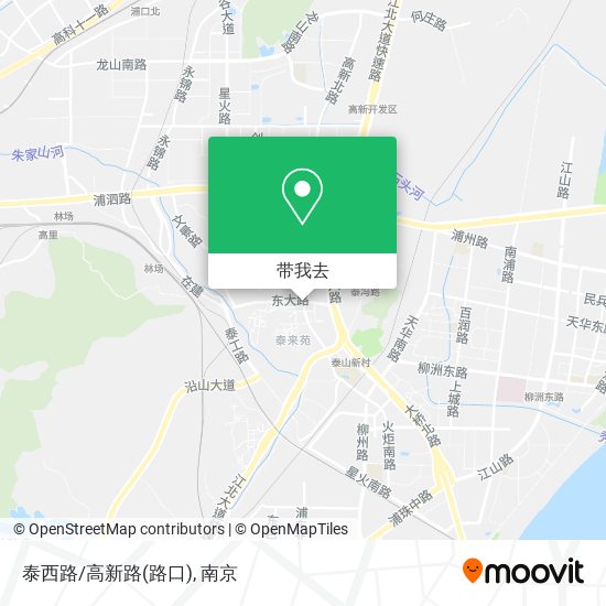 泰西路/高新路(路口)地图
