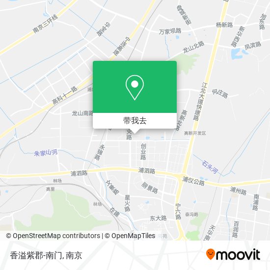 香溢紫郡-南门地图