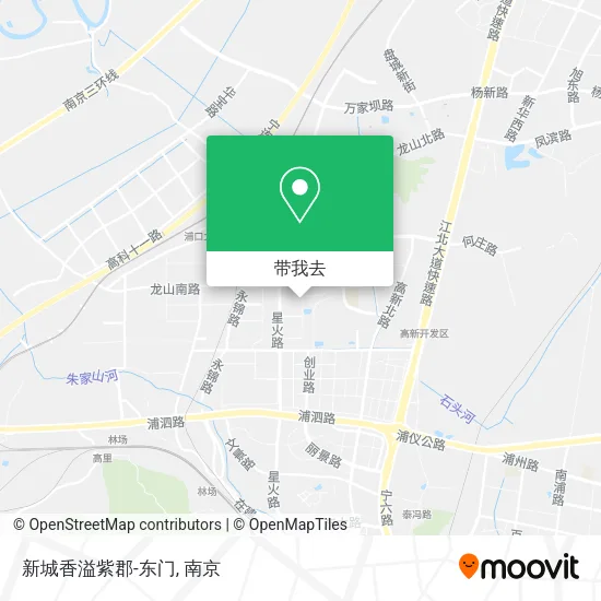 新城香溢紫郡-东门地图