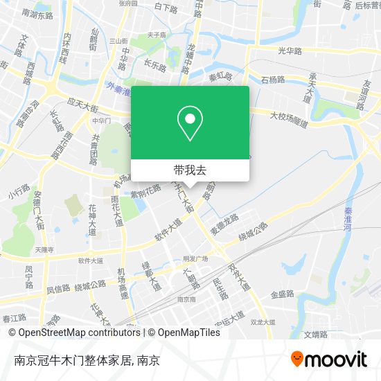 南京冠牛木门整体家居地图