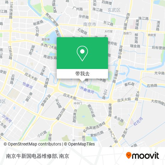 南京牛新国电器维修部地图