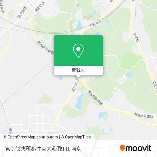 南京绕城高速/牛首大道(路口)地图
