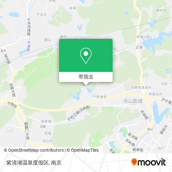 紫清湖温泉度假区地图