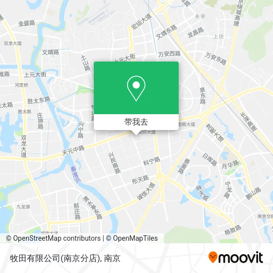 牧田有限公司(南京分店)地图