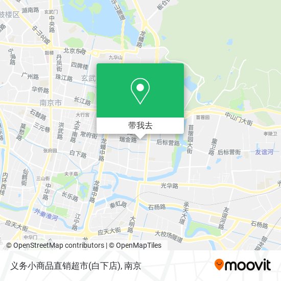 义务小商品直销超市(白下店)地图