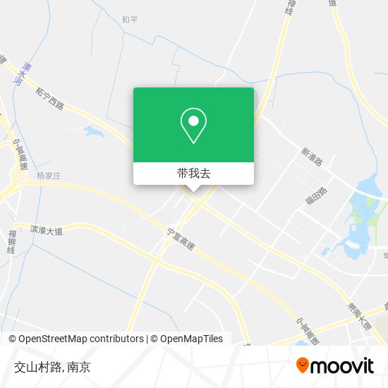 交山村路地图