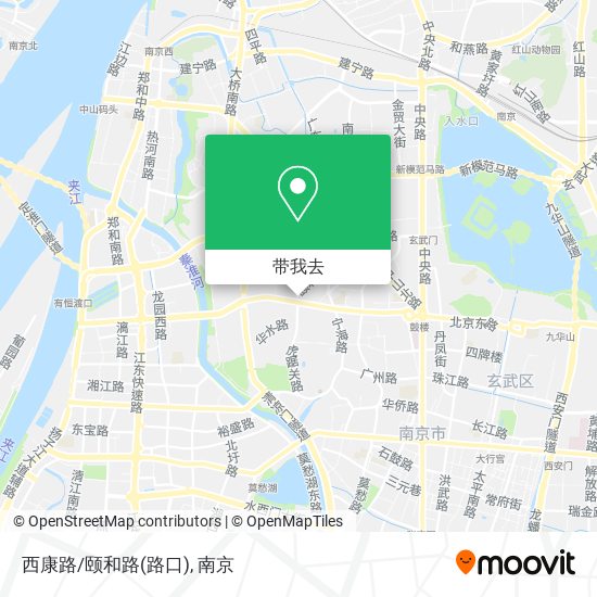 西康路/颐和路(路口)地图