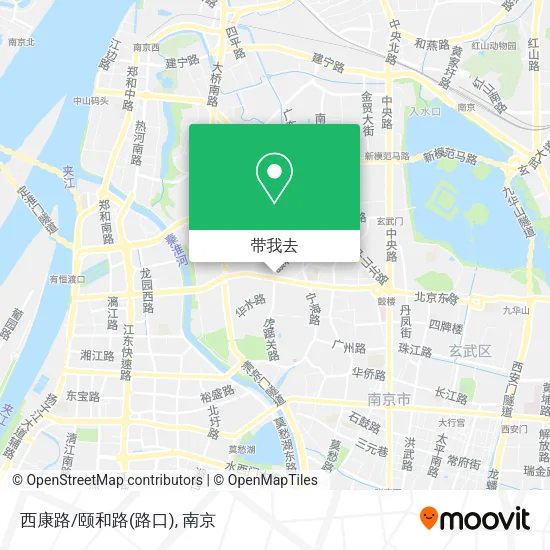 西康路/颐和路(路口)地图
