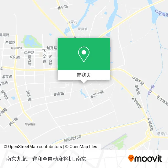 南京九龙、雀和全自动麻将机地图