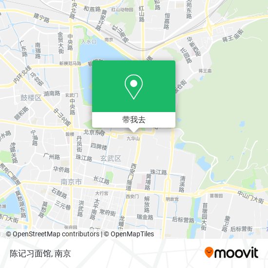 陈记习面馆地图