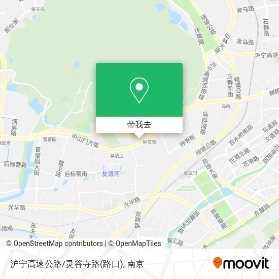 沪宁高速公路/灵谷寺路(路口)地图