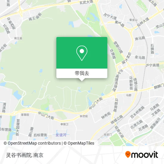 灵谷书画院地图