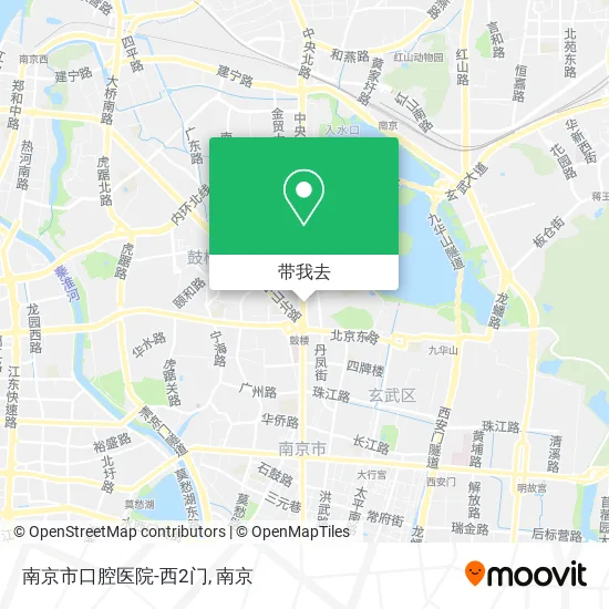南京市口腔医院-西2门地图