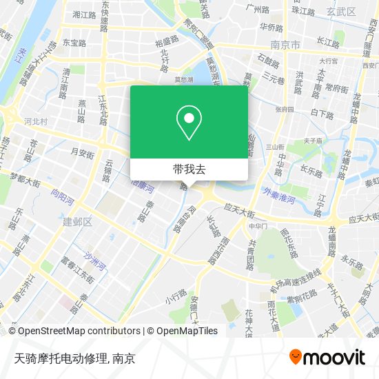 天骑摩托电动修理地图