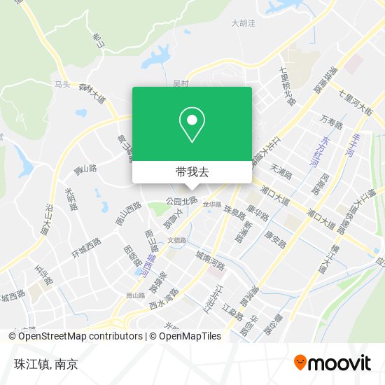 珠江镇地图