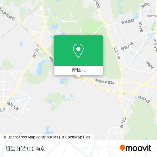 祖堂山(吉山)地图