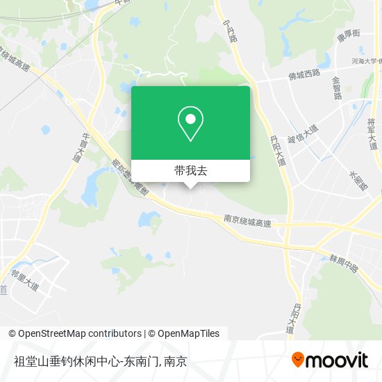 祖堂山垂钓休闲中心-东南门地图