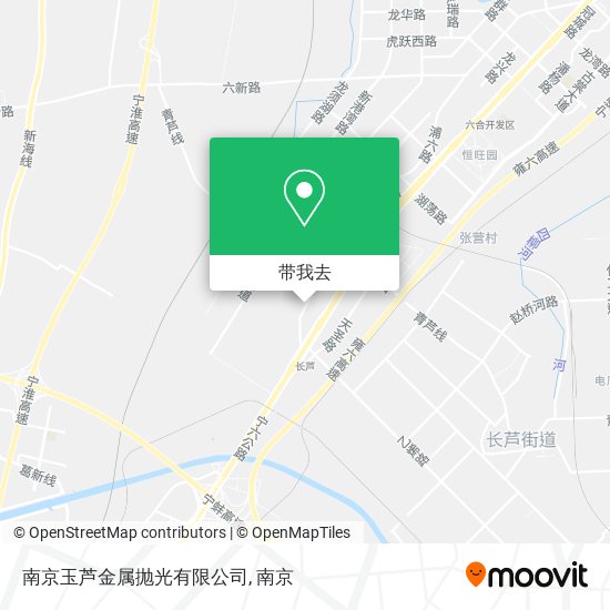 南京玉芦金属抛光有限公司地图