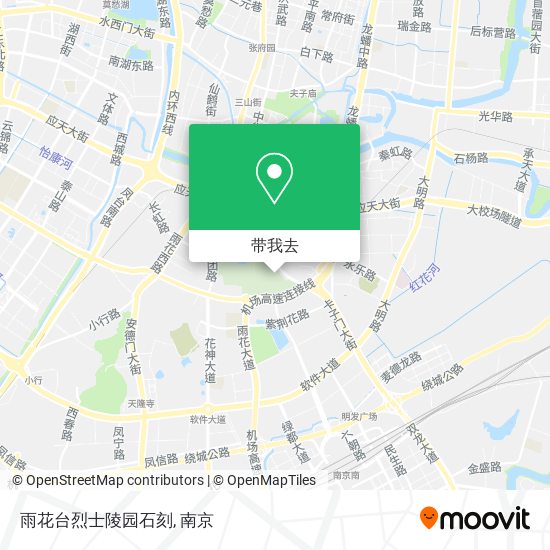 雨花台烈士陵园石刻地图