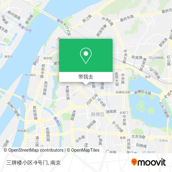 三牌楼小区-9号门地图