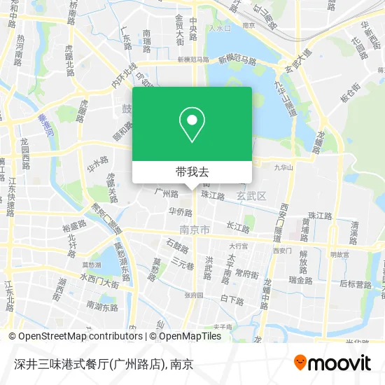 深井三味港式餐厅(广州路店)地图