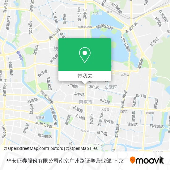 华安证券股份有限公司南京广州路证券营业部地图